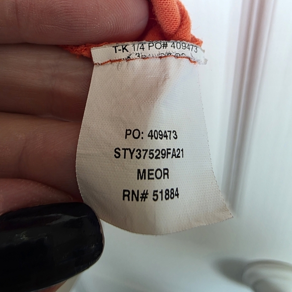 Patagonia Orange Short Sleeve TShirt Save Our Home Planet Size Medium - Picture 7 of 10